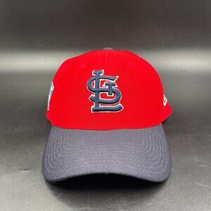 St. Louis Cardinals New Era Red Batting Practice Hat w/Patch 39THIRTY, Size S/M